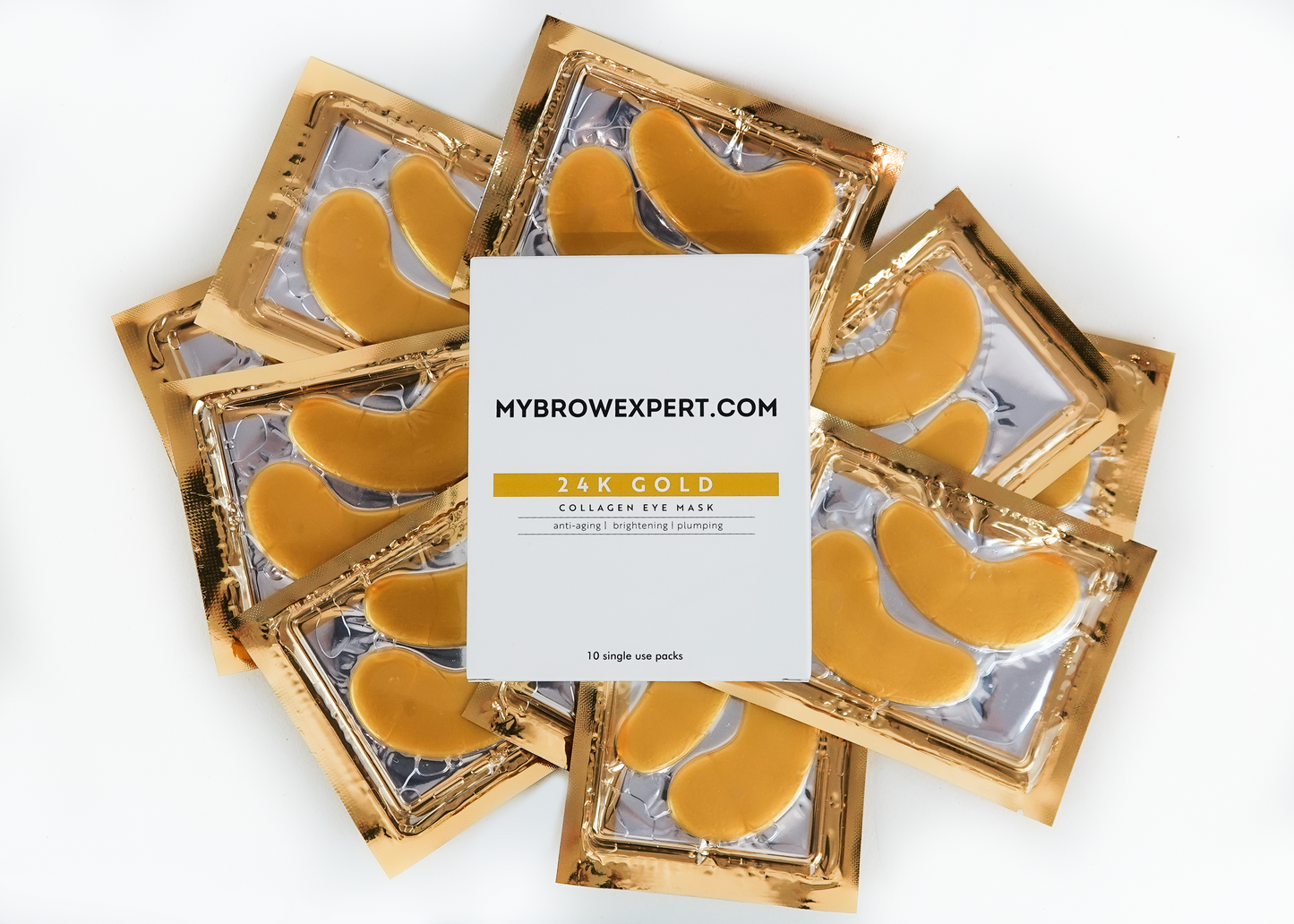 24K Gold Collagen Eye Masks by My Brow Expert