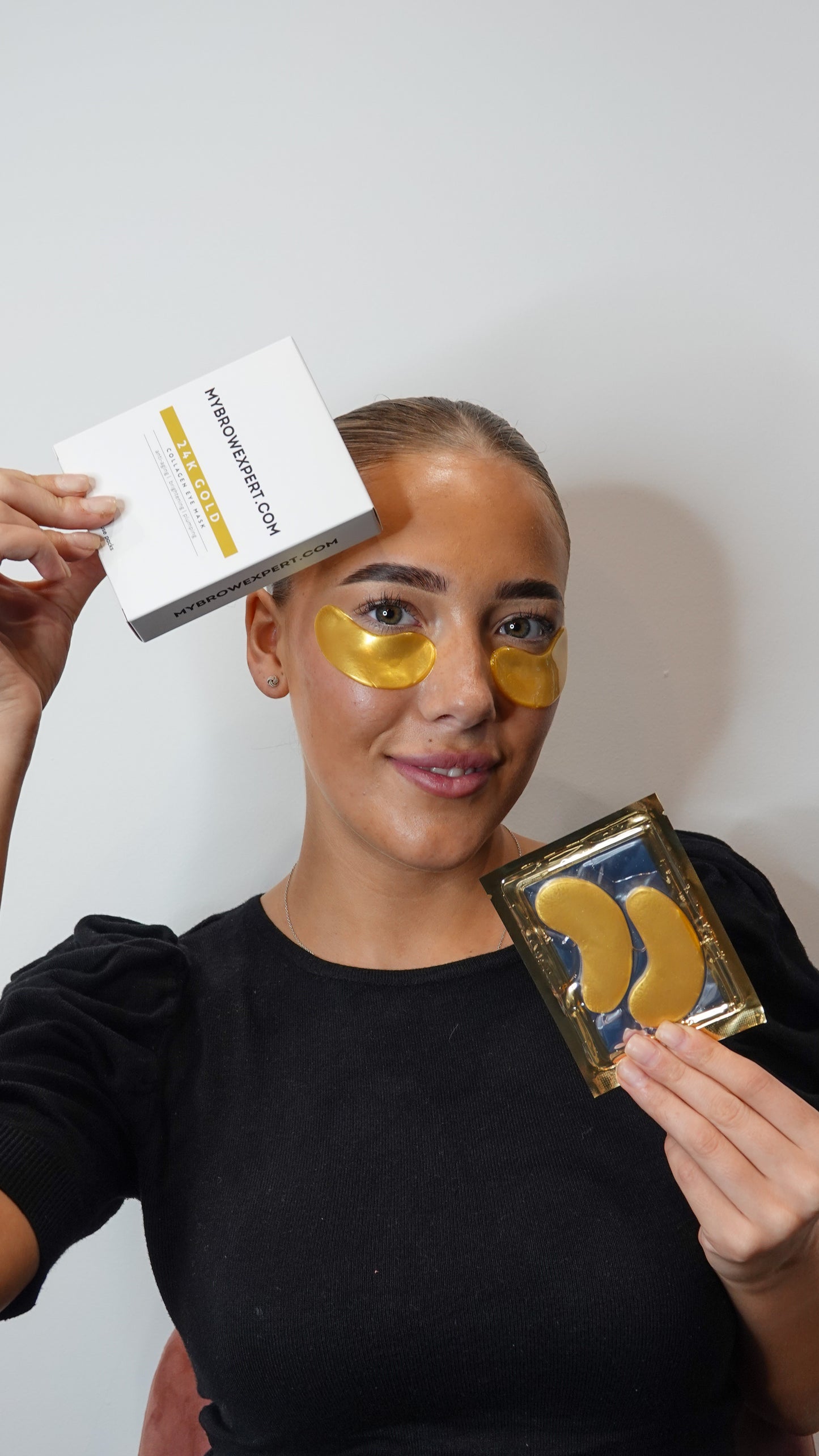 24K Gold Collagen Eye Masks by My Brow Expert